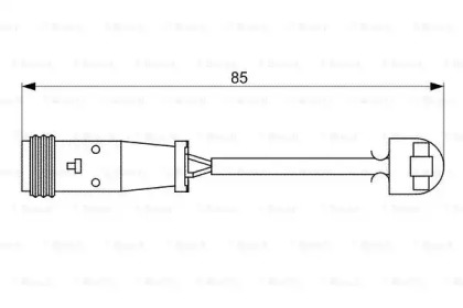 Тормозные колодки BOSCH для VW CRAFTER 30-50 c бортовой платформой/ходовая часть (2F_) 2.0 TDI