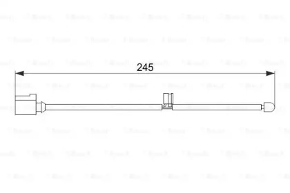 Дисковой тормозной механизм BOSCH для PORSCHE CAYENNE (9PA) S 4.8