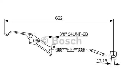 Тормоза BOSCH для DODGE CARAVAN (RG_) 3.8 AWD