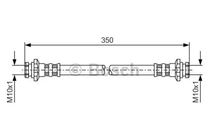 тормозные шланги BOSCH для NISSAN PRIMERA Hatchback (P11) 1.6 16V