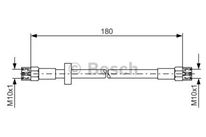 тормозные шланги BOSCH для VW GOLF II (19E, 1G1) 1.8 GTI 16V