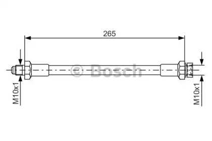 тормозные шланги BOSCH для PEUGEOT J5 автобус (290P) 2.5 D