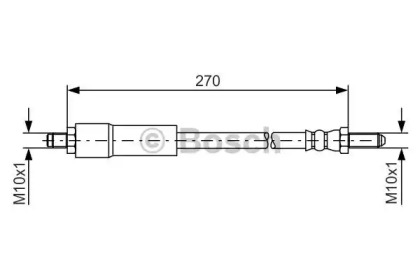 Тормоза BOSCH для FORD ESCORT III (GAA) 1.6 XR3i