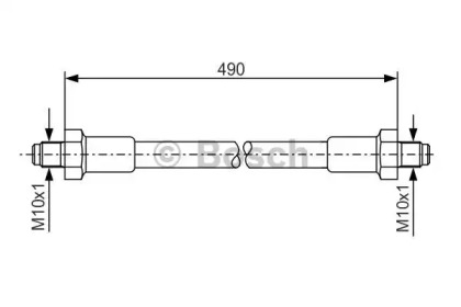 Тормоза BOSCH для FORD GRANADA (GU) 2.5 D
