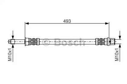 Тормоза BOSCH для VW CRAFTER 30-50 c бортовой платформой/ходовая часть (2F_) 2.0 TDI
