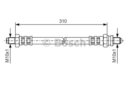 тормозные шланги BOSCH для FORD SIERRA Хэтчбек (GBC, GBG) 2.0 16V Cosworth 4x4