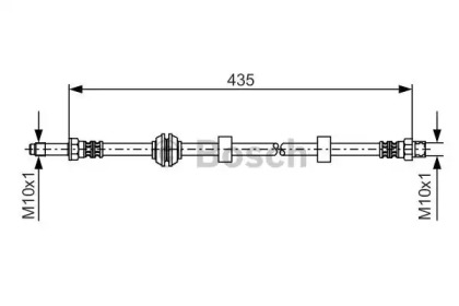 тормозные шланги BOSCH для VW CADDY II Variant (9K9B) 1.4