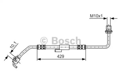 тормозные шланги BOSCH для FORD TRANSIT Фургон (E_ _) 2.5 TD (EAS, EAL)