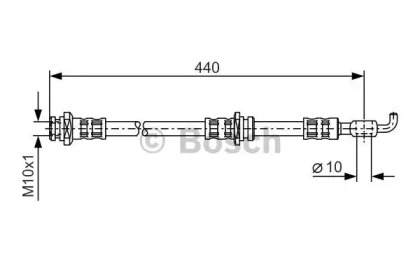 Тормоза BOSCH для MAZDA 323 III Hatchback (BF) 1.6 GT Turbo 4WD (BF2)