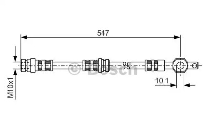 Тормоза BOSCH для MAZDA 626 III Hatchback (GD) 2.0 16V