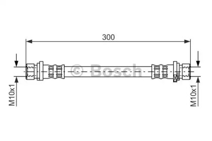 тормозные шланги BOSCH для HONDA JAZZ II (GD_, GE3, GE2) 1.3 (GD1)