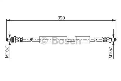 Тормоза BOSCH для FORD PUMA (EC_) 1.4 16V