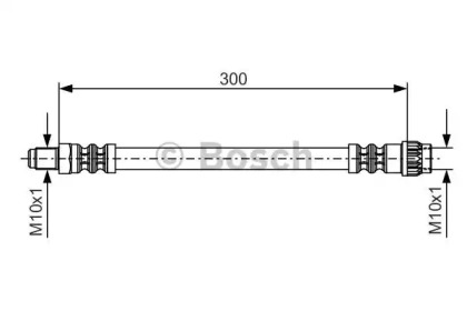 тормозные шланги BOSCH для RENAULT RAPID Фургон (F40_, G40_) 1.4 (F402)