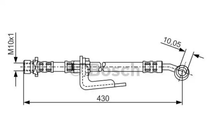 Тормоза BOSCH для HONDA PRELUDE V (BB_) 2.2 16V