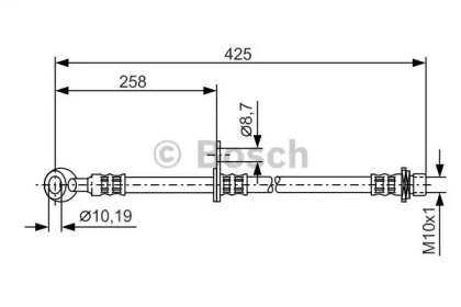 Тормоза BOSCH для HONDA ACCORD VI Hatchback (CH, CL) 2.3 (CL4)