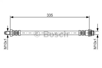тормозные шланги BOSCH для RENAULT KANGOO (KC0/1_) 1.4 (KC0C, KC0H, KC0B, KC0M)