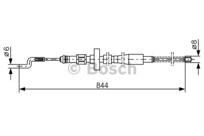 Рычаги / Тросы / Тяги BOSCH для VW TRANSPORTER IV c бортовой платформой/ходовая часть (70XD) 2.4 D