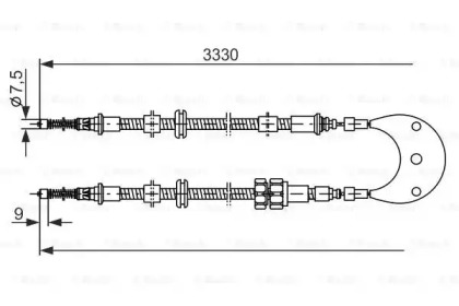 Тормоза BOSCH для FORD SIERRA Хэтчбек (GBC, GBG) 2.0 i DOHC