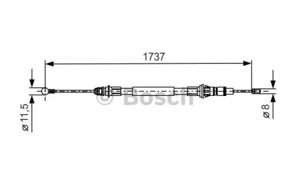 Рычаги / Тросы / Тяги BOSCH для NISSAN INTERSTAR Фургон (X70) dCi 120