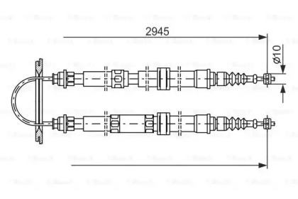 Тормоза BOSCH для ALFA ROMEO 164 (164_) 3.0 24V (164.K1)
