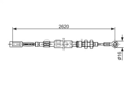 Тормоза BOSCH для PEUGEOT J5 автобус (290P) 2.5 TD