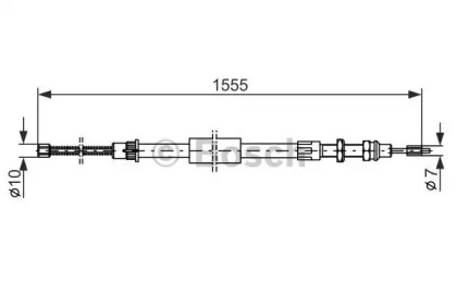 Рычаги / Тросы / Тяги BOSCH для PEUGEOT 305 II Break (581E) 1.9 Diesel