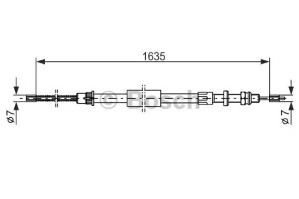 Рычаги / Тросы / Тяги BOSCH для PEUGEOT 305 II Break (581E) 1.9 Diesel