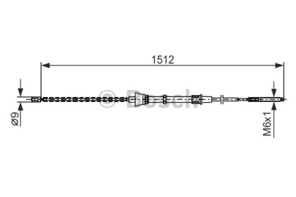 Рычаги / Тросы / Тяги BOSCH для VW POLO (6N1) 64 1.9 D