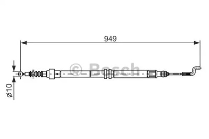 Рычаги / Тросы / Тяги BOSCH для VW TRANSPORTER IV c бортовой платформой/ходовая часть (70XD) 2.4 D