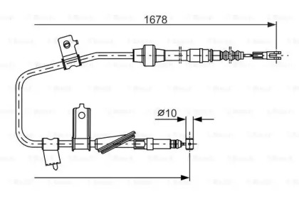 Рычаги / Тросы / Тяги BOSCH для HONDA CONCERTO (HW, MA) 1.6 i 16V