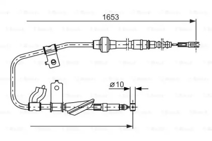 Рычаги / Тросы / Тяги BOSCH для HONDA CONCERTO (HW, MA) 1.6 i 16V