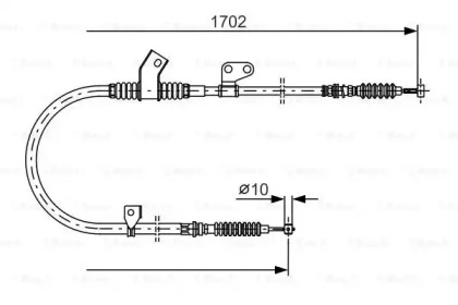 Тормоза BOSCH для MAZDA 626 III Hatchback (GD) 2.2 12V