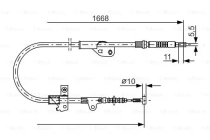 Тормоза BOSCH для NISSAN PRIMERA Traveller (WP11) 2.0 TD