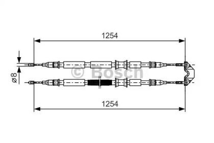 Тормоза BOSCH для CHEVROLET ZAFIRA (F75) 2.0