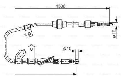 Рычаги / Тросы / Тяги BOSCH для HONDA CONCERTO (HW, MA) 1.5 i 16V