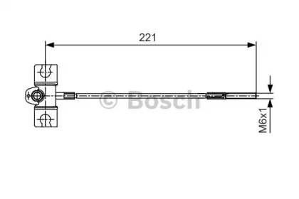 Рычаги / Тросы / Тяги BOSCH для NISSAN ALMERA II Hatchback (N16) 1.5