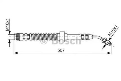 тормозные шланги BOSCH для NISSAN INTERSTAR Фургон (X70) dCi 120