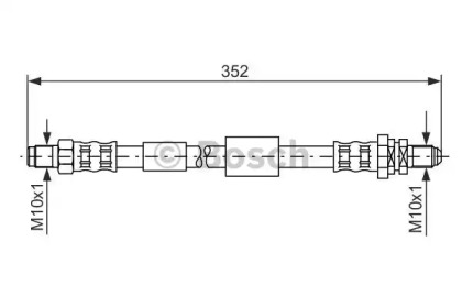 тормозные шланги BOSCH для FORD PUMA (EC_) 1.6 16V