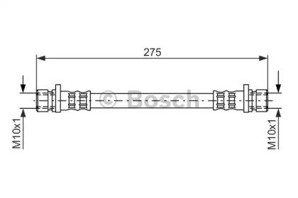 Тормоза BOSCH для HONDA CRX I (AF, AS) 1.5 i (AF)