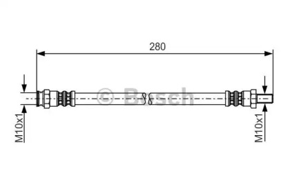 Тормоза BOSCH для NISSAN PATROL III/1 Station Wagon (W160) 3.2 D (W160)