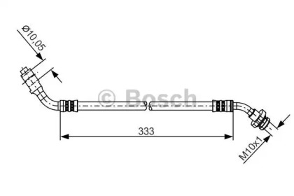 Тормоза BOSCH для NISSAN TERRANO I (WD21) 2.4 i 4WD