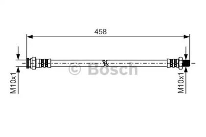 тормозные шланги BOSCH для NISSAN PATROL III/2 Hardtop (K260) 2.8