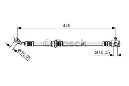 Тормоза BOSCH для NISSAN SUNNY III Liftback (N14) 2.0 D