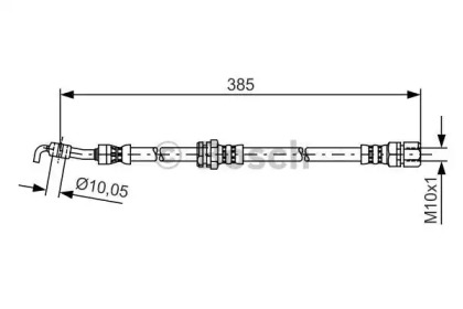 тормозные шланги BOSCH для CHEVROLET NUBIRA седан 2.0 D