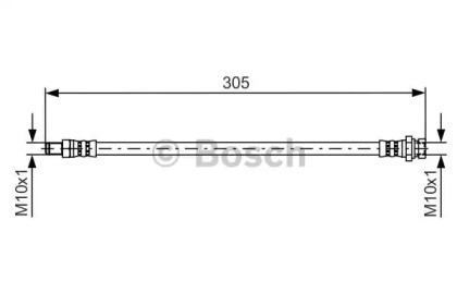 тормозные шланги BOSCH для PEUGEOT 4007 (GP_) 2.2 HDi
