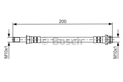 тормозные шланги BOSCH для FORD MONDEO IV Turnier (BA7) 1.6 Ti