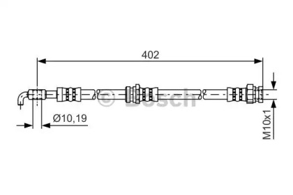 Тормоза BOSCH для MAZDA 626 V Station Wagon (GW) 2.0 Turbo DI