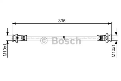 Тормоза BOSCH для NISSAN ALMERA II Hatchback (N16) 1.5