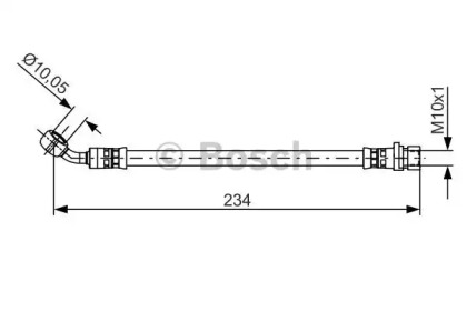 тормозные шланги BOSCH для HONDA JAZZ II (GD_, GE3, GE2) 1.2 i-DSI (GD5, GE2)
