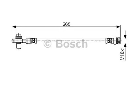 Тормоза BOSCH для VW GOLF VI (5K1) 2.0 TDI